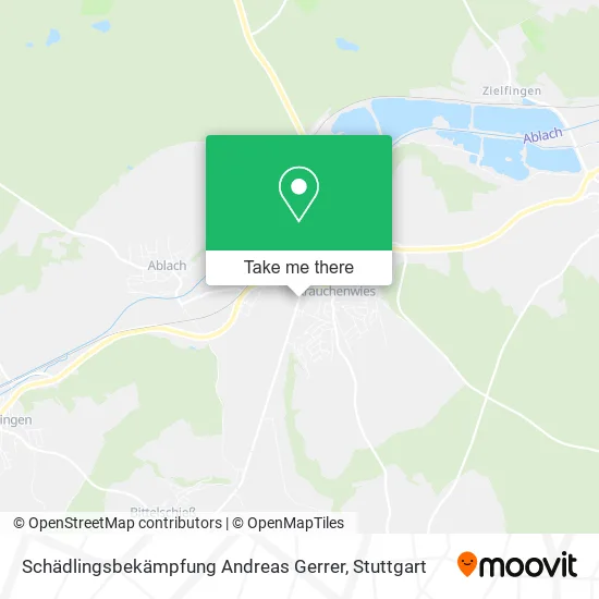 Карта Schädlingsbekämpfung Andreas Gerrer