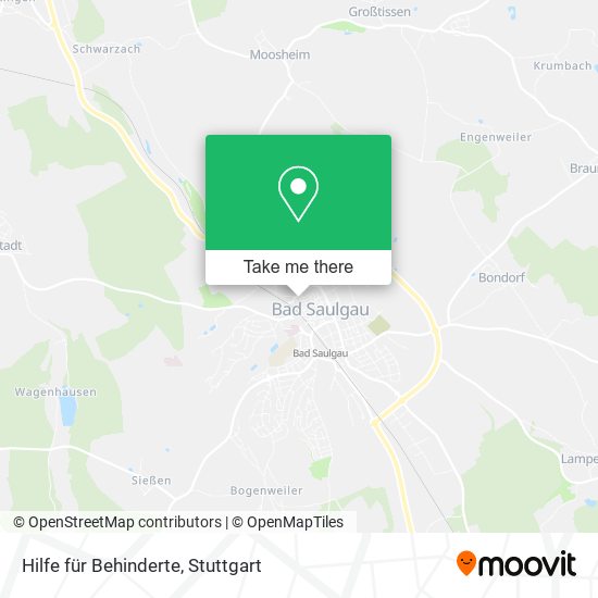 Карта Hilfe für Behinderte