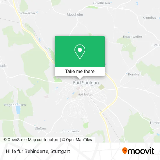 Карта Hilfe für Behinderte