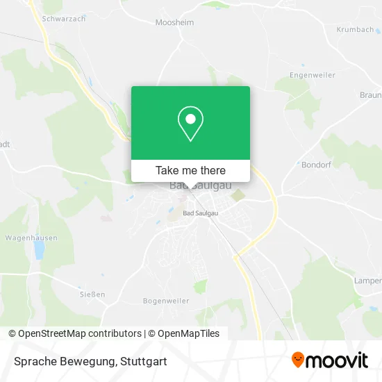 Карта Sprache Bewegung