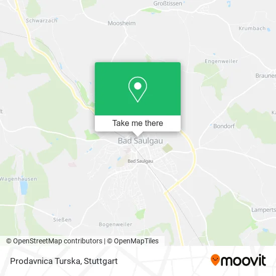 Карта Prodavnica Turska