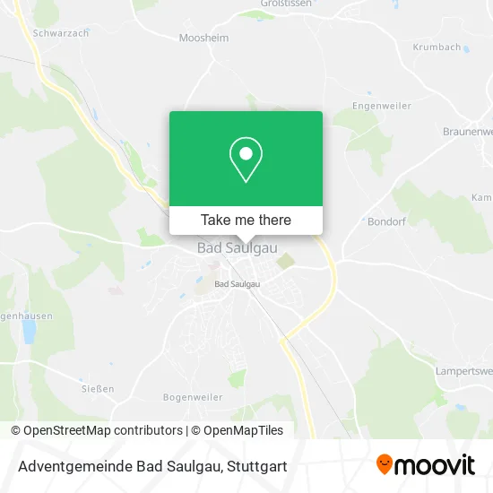 Карта Adventgemeinde Bad Saulgau