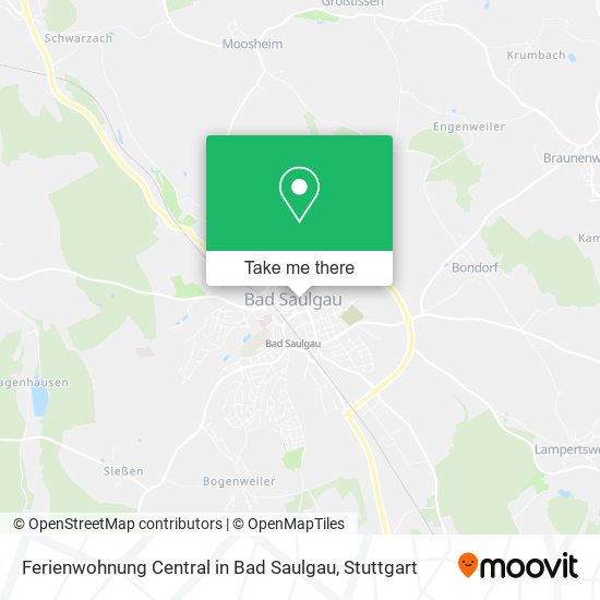 Ferienwohnung Central in Bad Saulgau map