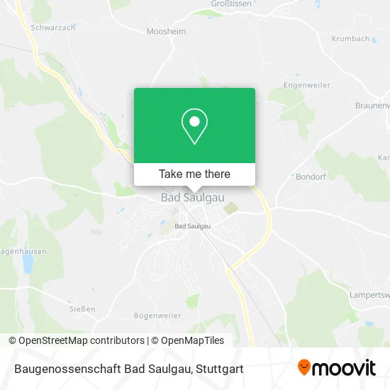 Карта Baugenossenschaft Bad Saulgau