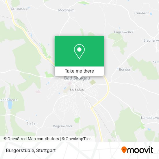 Bürgerstüble map
