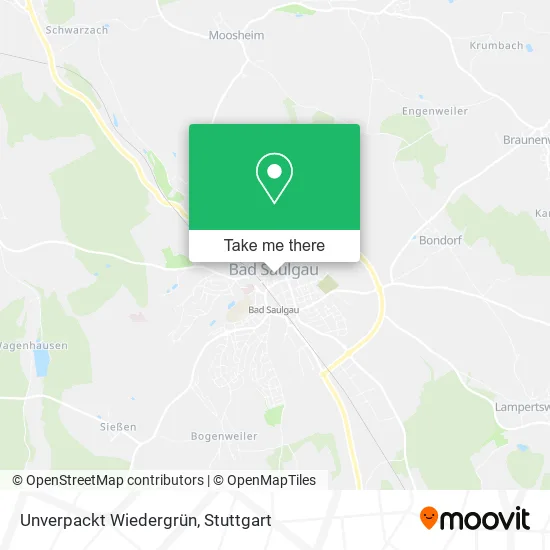 Карта Unverpackt Wiedergrün