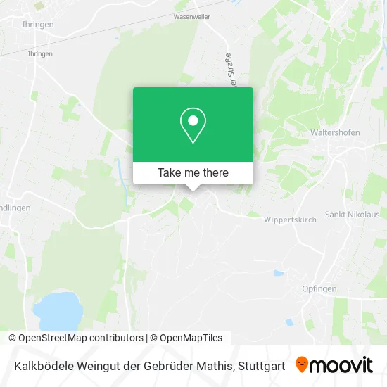 Карта Kalkbödele Weingut der Gebrüder Mathis