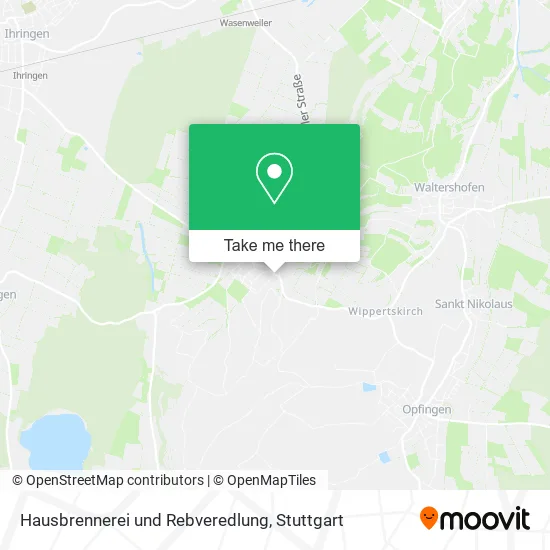 Карта Hausbrennerei und Rebveredlung