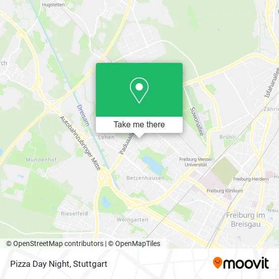 Карта Pizza Day Night