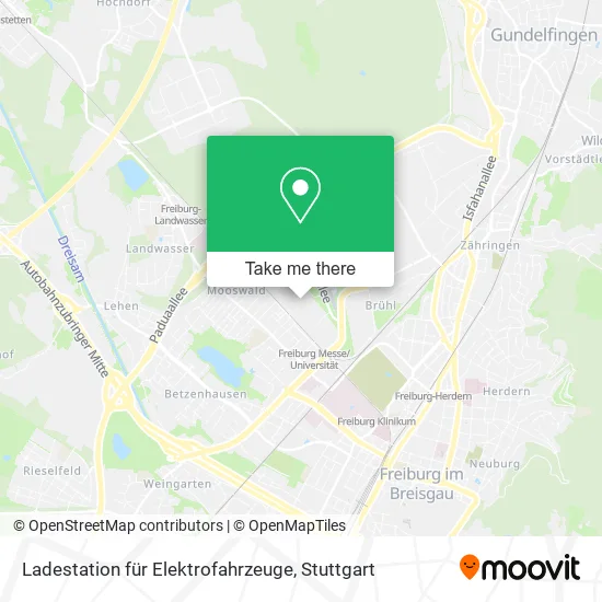 Карта Ladestation für Elektrofahrzeuge