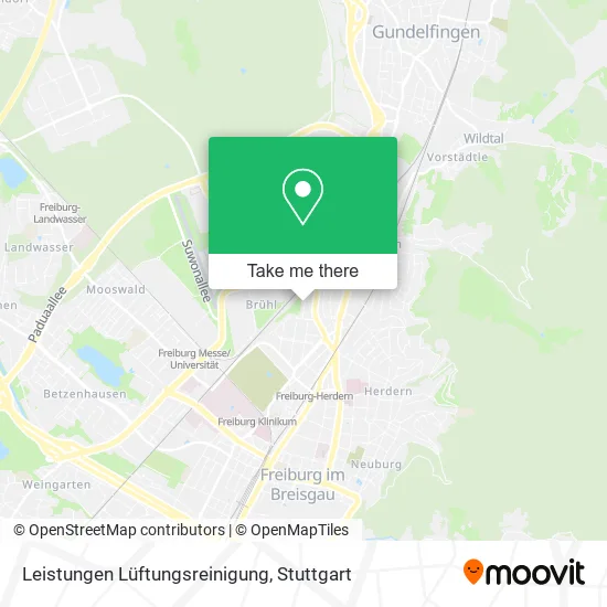Leistungen Lüftungsreinigung map