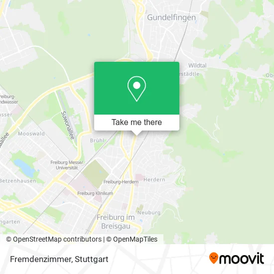 Карта Fremdenzimmer