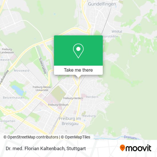 Dr. med. Florian Kaltenbach map