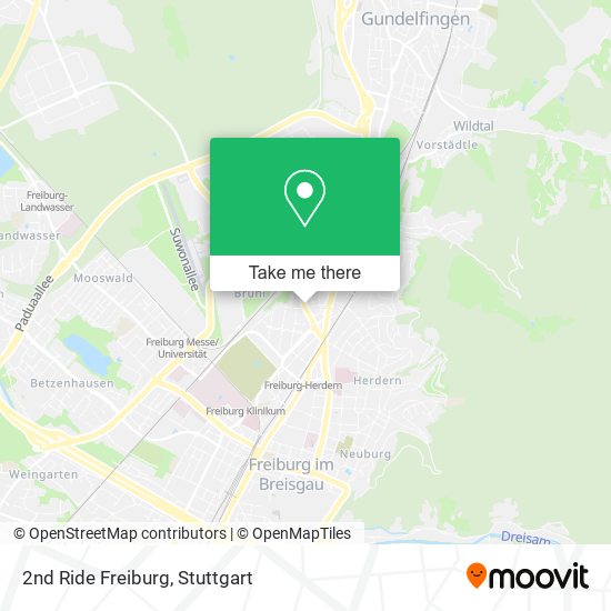 Карта 2nd Ride Freiburg