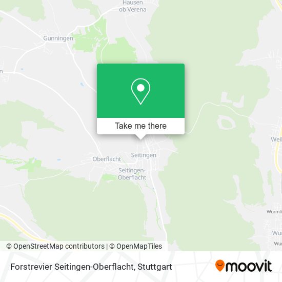 Forstrevier Seitingen-Oberflacht map
