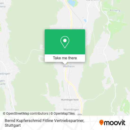 Bernd Kupferschmid Fitline Vertriebspartner map