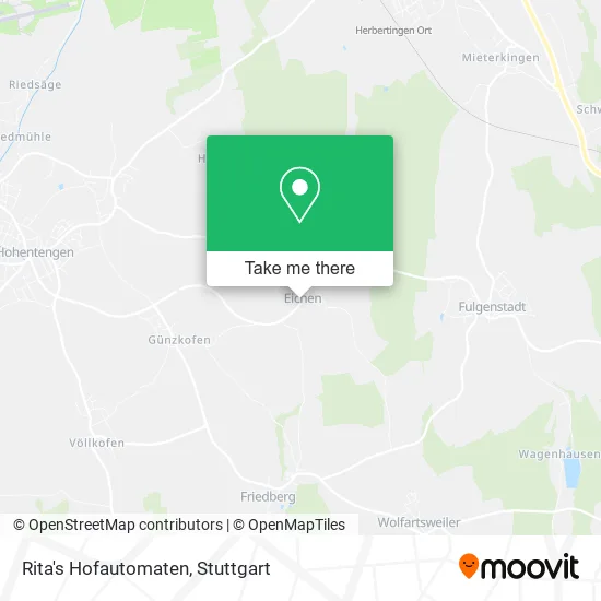 Карта Rita's Hofautomaten