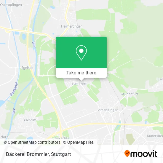 Карта Bäckerei Brommler
