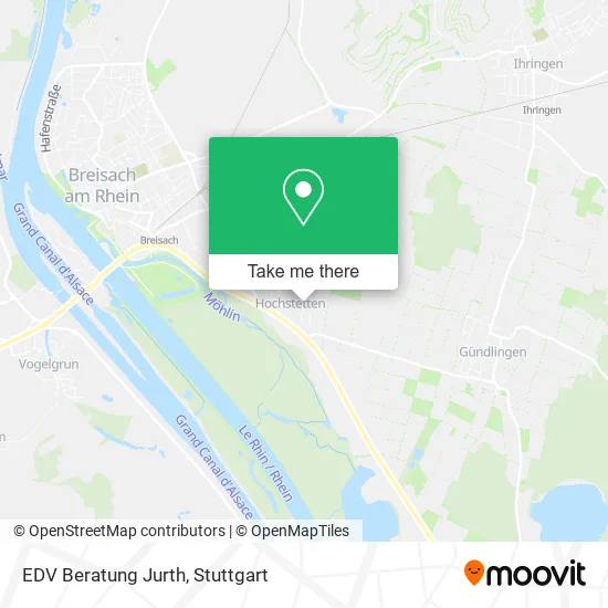 Карта EDV Beratung Jurth