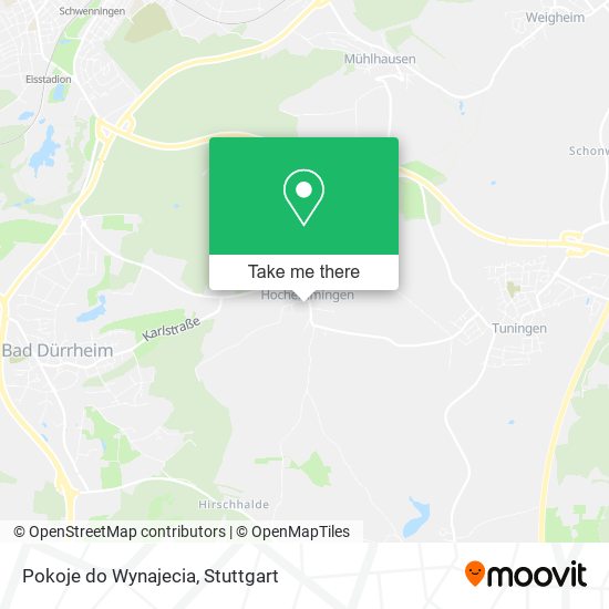 Карта Pokoje do Wynajecia