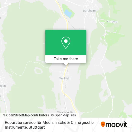 Карта Reparaturservice für Medizinische & Chirurgische Instrumente