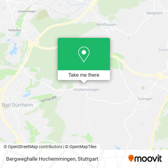 Карта Bergweghalle Hochemmingen