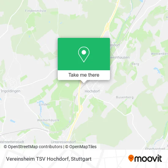 Карта Vereinsheim TSV Hochdorf