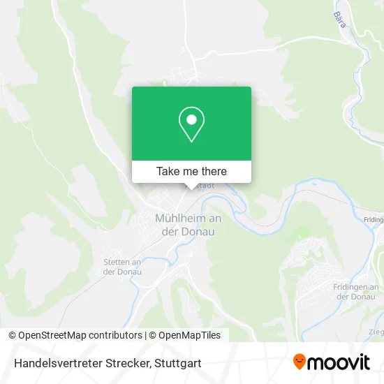 Карта Handelsvertreter Strecker