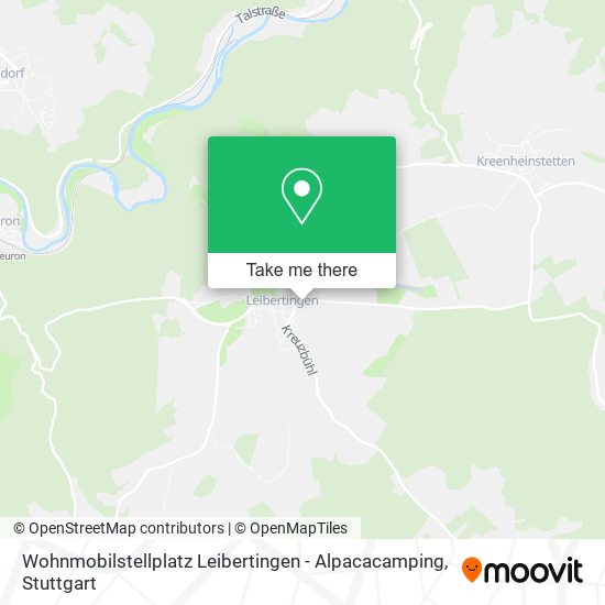Карта Wohnmobilstellplatz Leibertingen - Alpacacamping