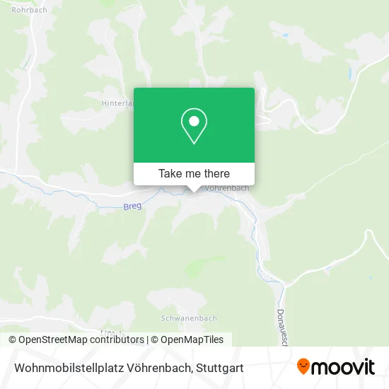 Карта Wohnmobilstellplatz Vöhrenbach