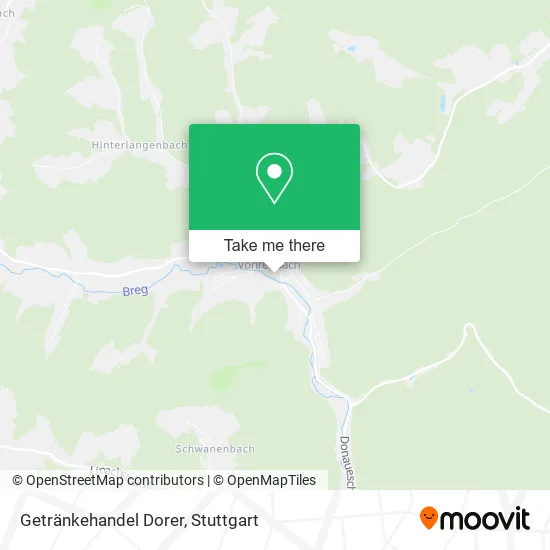Карта Getränkehandel Dorer