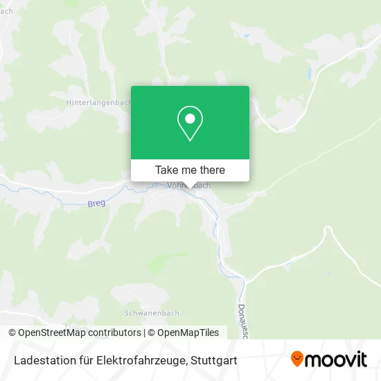 Карта Ladestation für Elektrofahrzeuge