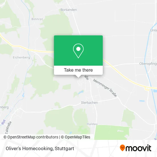 Карта Oliver's Homecooking
