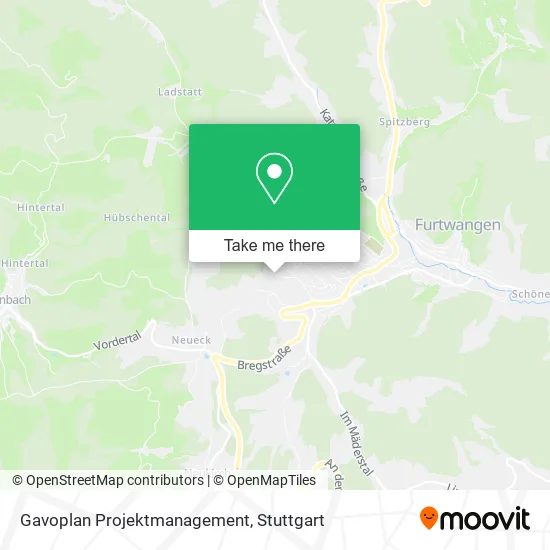 Карта Gavoplan Projektmanagement