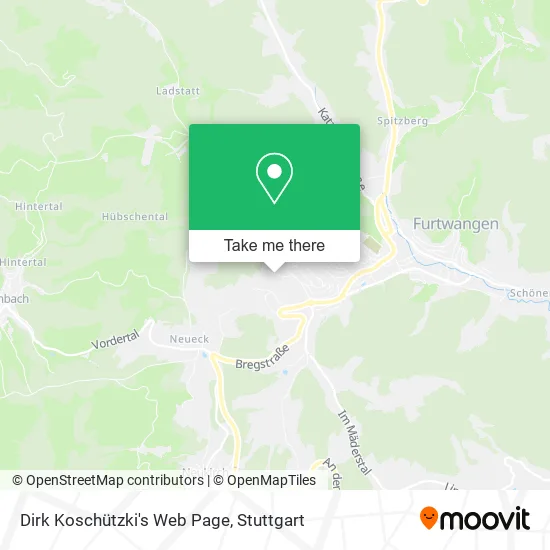 Карта Dirk Koschützki's Web Page