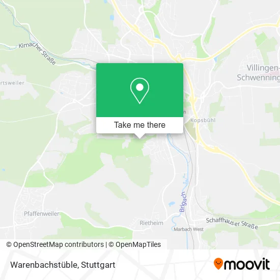 Карта Warenbachstüble