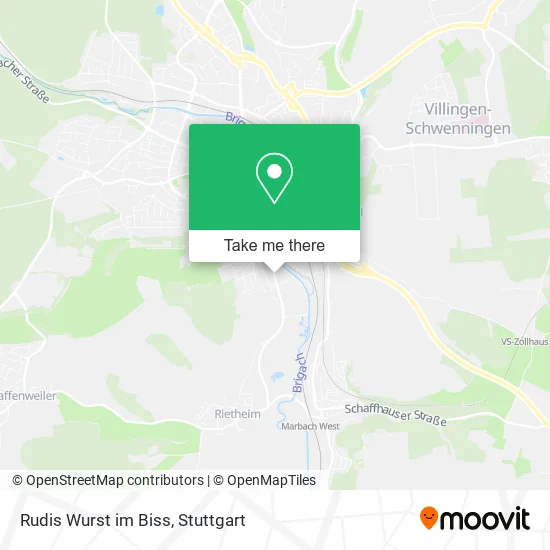 Карта Rudis Wurst im Biss