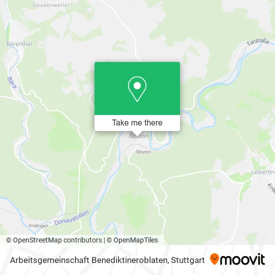 Карта Arbeitsgemeinschaft Benediktineroblaten