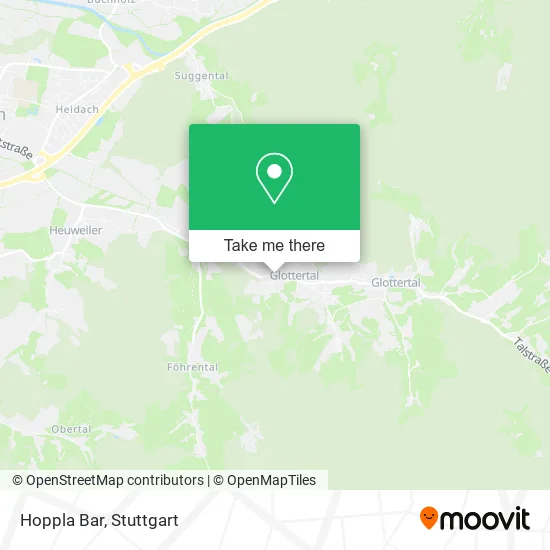 Карта Hoppla Bar