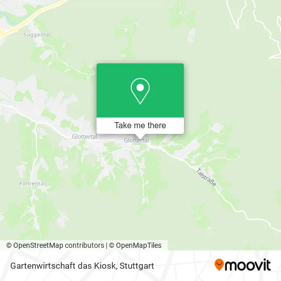 Карта Gartenwirtschaft das Kiosk