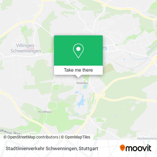 Stadtlinienverkehr Schwenningen map
