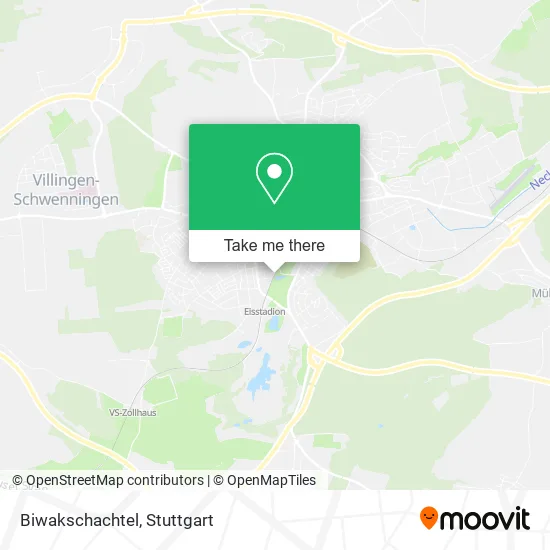 Карта Biwakschachtel