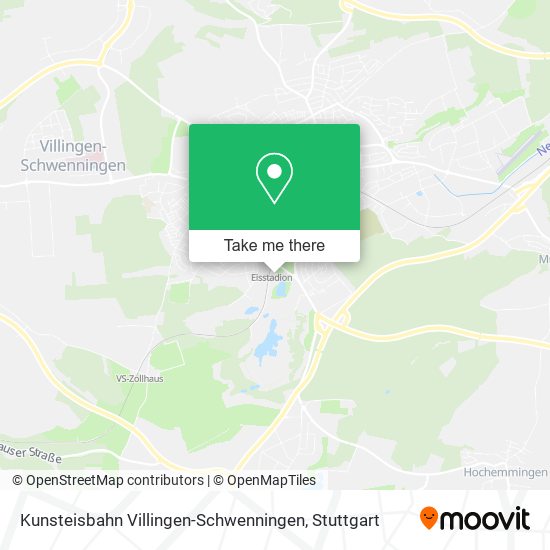 Kunsteisbahn Villingen-Schwenningen map