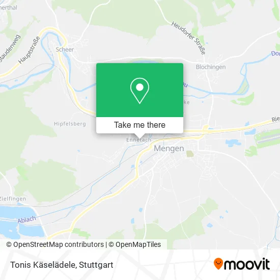 Карта Tonis Käselädele