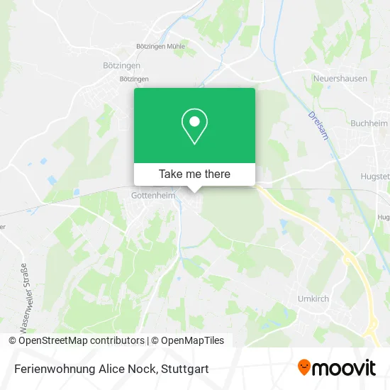 Карта Ferienwohnung Alice Nock