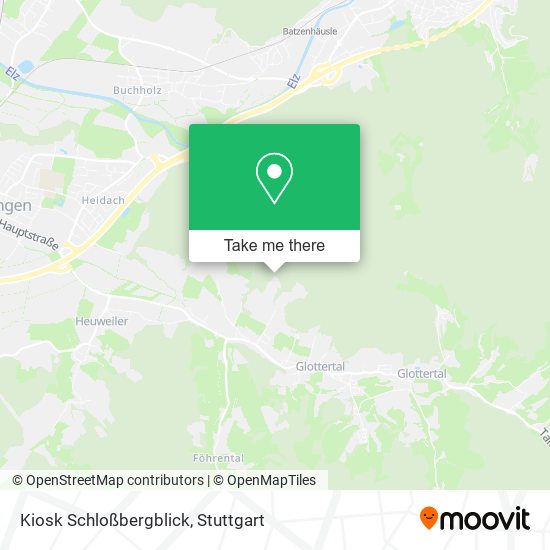 Kiosk Schloßbergblick map