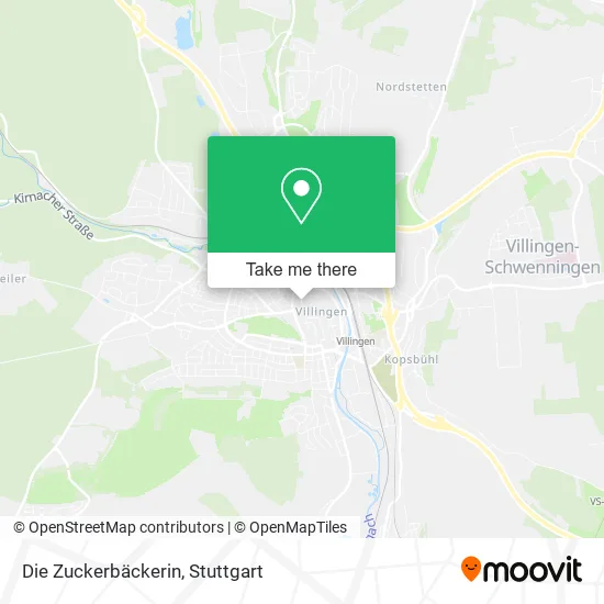 Карта Die Zuckerbäckerin