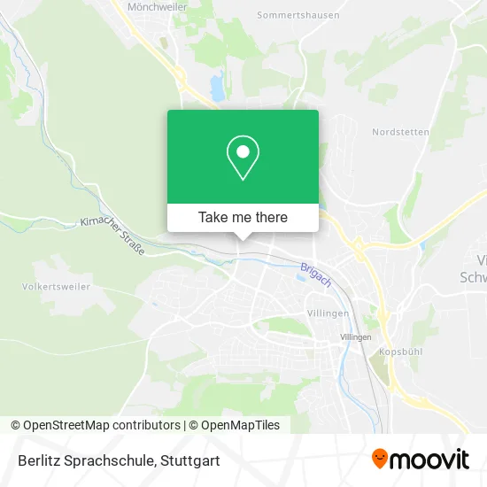 Карта Berlitz Sprachschule