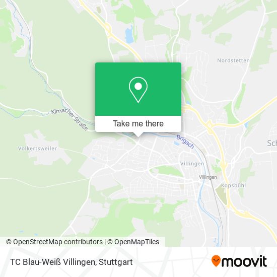 TC Blau-Weiß Villingen map