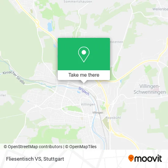 Карта Fliesentisch VS